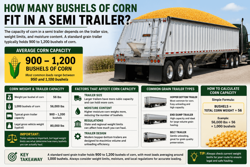 How Many Bushels of Corn Fit in a Semi Trailer?
