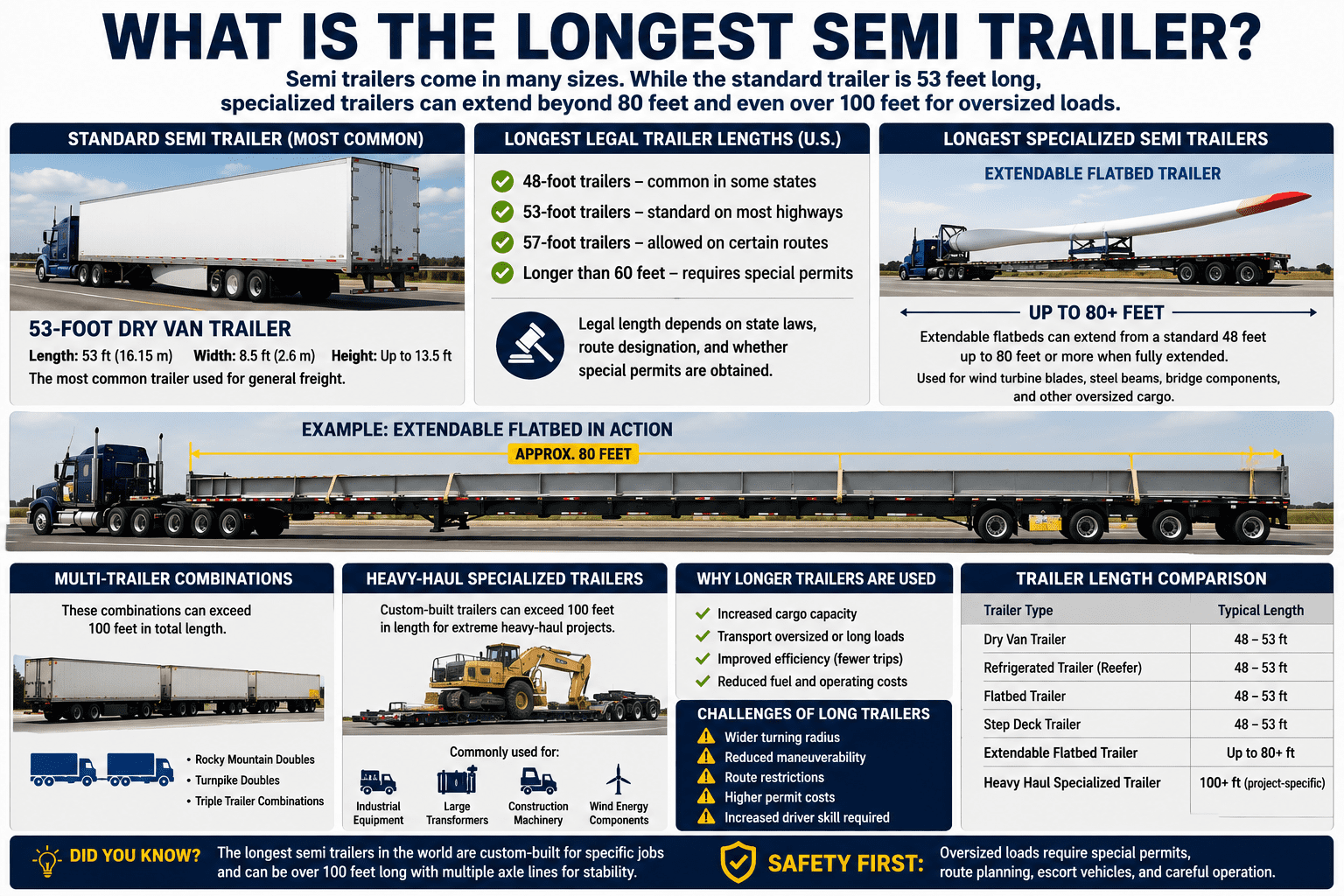 What Is the Longest Semi Trailer?