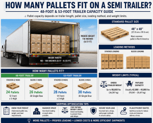 How Many Pallets Fit on a Semi Trailer?