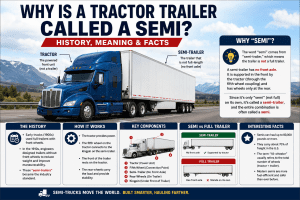 Why Is a Tractor Trailer Called a Semi?