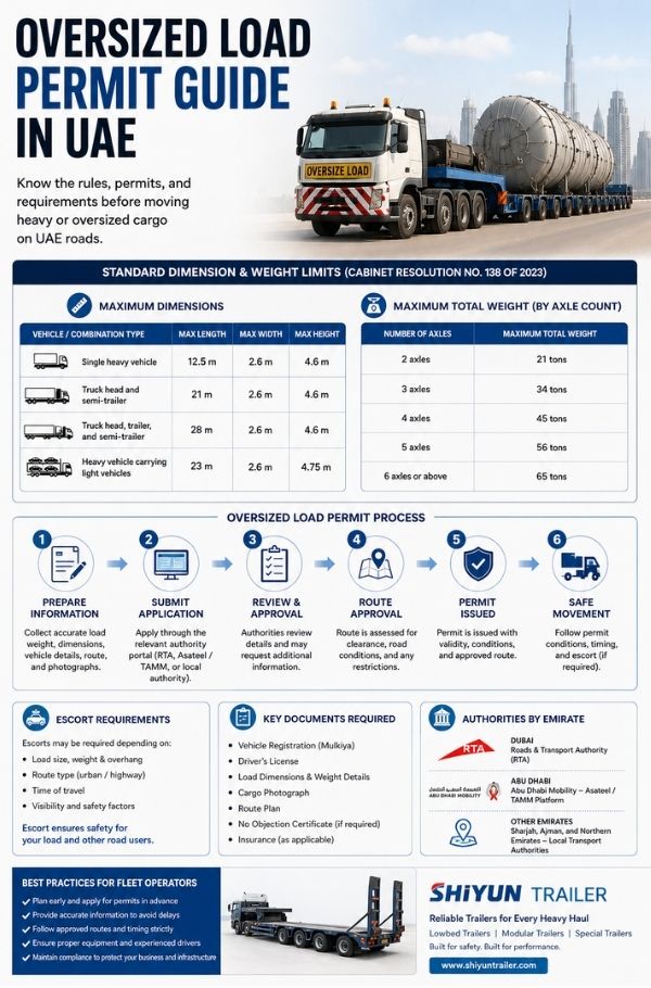 Oversized load permits UAE