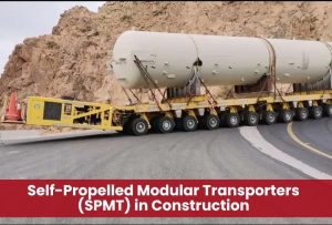 Self-Propelled Modular Transporters (SPMT) in Construction