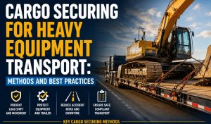 Cargo Securing for Heavy Equipment Transport: Methods and Best Practices